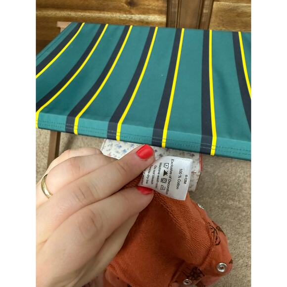 Hallmark Baby Orange Acorn Long Sleeve One Piece Fall Outfit Size 6-12 MOS - Picture 4 of 5